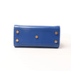 Saint Laurent Paris Sac de Jour Nano Leather 2Way Handbag Blue 340778 Secondhand