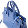 Saint Laurent Paris Sac de Jour Nano Leather 2Way Handbag Blue 340778 Secondhand