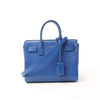 Saint Laurent Paris Sac de Jour Nano Leather 2Way Handbag Blue 340778 Secondhand