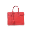 Saint Laurent Paris Sac de Jour Nano Leather Handbag in Red Secondhand