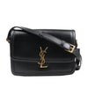 Saint Laurent Paris Solferino Leather Shoulder bag in Black 634305 Secondhand