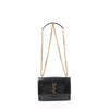 Saint Laurent Paris Sunset Small Patent Leather Crossbody Bag in Black 441972 Secondhand