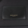 Saint Laurent Paris Canvas x Leather Backpack in Black 435988 Secondhand