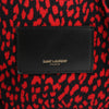Saint Laurent Paris Leopard Hunting Canvas x Leather Backpack in Red x Black 326865 Secondhand