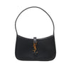 Saint Laurent Paris Le 5 à 7 Mini Hobo Leather Handbag in Black 710318 Secondhand