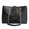 Saint Laurent Cassandra shoulder bag in black leather