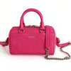 Saint Laurent Mini Duffle shoulder bag in fuchsia leather