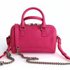 Saint Laurent Mini Duffle shoulder bag in fuchsia leather