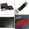 Saint Laurent Collier de Chien red leather bracelet