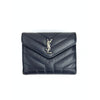 Saint Laurent compact leather wallet