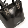 Salvatore Ferragamo bucket bag with Gancini model shoulder strap