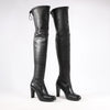 Stuart Weitzman Vidaland 100mm Over-the-knee Boots in Black, Size 39.5 EU Secondhand