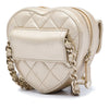 Chanel Mini Metallic Lambskin CC in Love Heart Belt Bag Secondhand