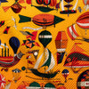 Hermès Les Folies du Ciel Plisse Silk Scarf 140 Secondhand