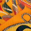 Hermès Les Folies du Ciel Plisse Silk Scarf 140 Secondhand