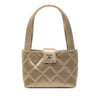 Chanel CC Quilted Satin Handbag Secondhand
