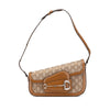 Gucci GG Canvas Asymmetric Horsebit 1955 Shoulder Bag Secondhand