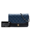 Chanel Quilted Aged Calfskin Gabrielle Wallet On Chain Secondhand