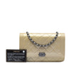 Chanel Quilted Patent Boy Wallet on Chain Secondhand