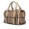Burberry Smoke Check Coated Canvas Chester Boston Bag Secondhand