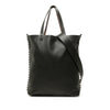 Valentino Grained Calfskin Rockstud Reversible Tote Secondhand