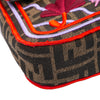 Fendi Zucca Embroidered Canvas Bird Baguette Satchel Secondhand