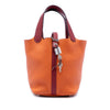 Hermès Bicolor Clemence and Swift Picotin Lock 18 Secondhand