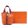 Hermès Bicolor Clemence and Swift Picotin Lock 18 Secondhand