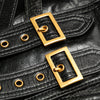 Dior Crinkled Lambskin Saddle Belt Bag Secondhand