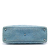 Dior Large Denim Cannage Acrylic Handles Lady Dior Secondhand