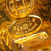 Chanel Gold Plated CC Clip On Earrings Secondhand