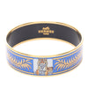 Secondhand Hermès Wide Enamel Tiger Cloisonne Bangle GM