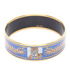 Secondhand Hermès Wide Enamel Tiger Cloisonne Bangle GM