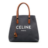 Celine Small Canvas Logo Print Horizontal Cabas Tote Secondhand