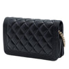 Chanel Quilted Lambskin Boy Wallet On Chain Secondhand
