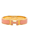 Hermès Narrow Enamel Clic H Bracelet PM Secondhand