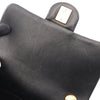 Chanel Quilted Lambskin Oval Logo Chain Top Handle Flap Secondhand