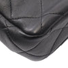 Chanel Quilted Lambskin Oval Logo Chain Top Handle Flap Secondhand