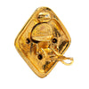 Secondhand Chanel Gold Plated Diamond Crystal Clip on Earrings