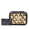 Chanel Mini CC Quilted Lambskin and Golden Plate Vanity Crossbody Secondhand