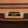 Dolce & Gabbana Large Leopard Print Coated Canvas Miss Sicily Satchel Secondhand