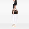 Dolce & Gabbana Large Leopard Print Coated Canvas Miss Sicily Satchel Secondhand
