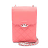 Chanel CC Quilted Caviar Phone Holder with Chain Secondhand