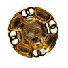 Chanel Gold Plated CC Faux Pearl Clip on Earrings Secondhand