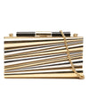 Ferragamo Sara Battaglia Metal Sinila Clutch on Chain Secondhand