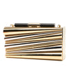 Ferragamo Sara Battaglia Metal Sinila Clutch on Chain Secondhand