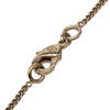 Chanel Gold Plated Gripoix CC Pendant Necklace Secondhand