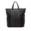 Bottega Veneta Tricolor Nappa Intrecciato Convertible Tote Secondhand
