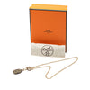 Hermès Lacquered Horn Chaine d'Ancre Pendant Necklace Secondhand