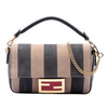 Fendi Mini Pequin Nubuck Baguette Satchel Secondhand